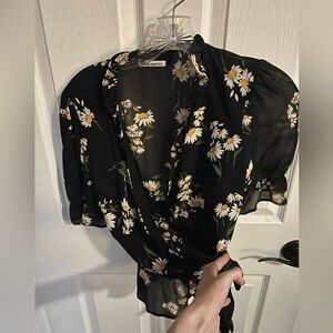 Reformation Wrap Blouse